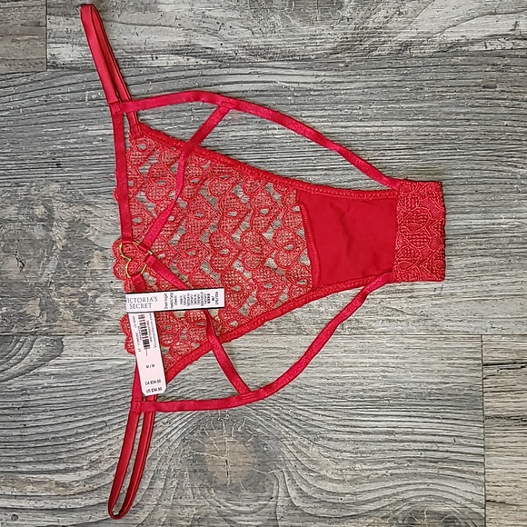 Victoria's secret Sweet Heart edition 2022. RED Dream Angles Cheekini medium.NEW - Picture 6 of 7